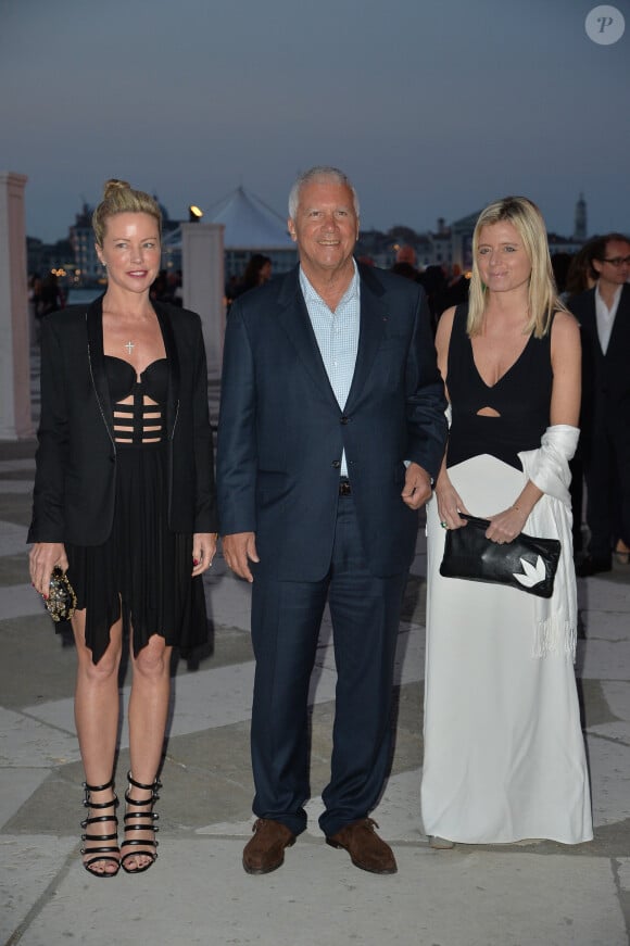 Erpf Chrissie et son compagnon Gagosian Larry, guest - Soirée Pinault à l'occasion de la 56ème Biennale Internationale d'Art à Venise en Italie le 6 mai 2015.  