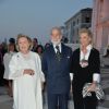 Maryvonne Pinault, Michael de Kent, Marie-Christine von Reibnitz de Kent - Soirée Pinault à l'occasion de la 56ème Biennale Internationale d'Art à Venise en Italie le 6 mai 2015. 