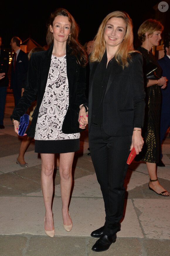 Audrey Marnay, Julie Gayet - Soirée Pinault à l'occasion de la 56ème Biennale Internationale d'Art à Venise en Italie le 6 mai 2015.  
