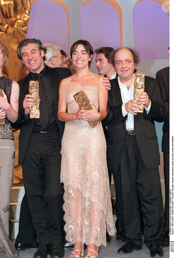 Eric Zonca et Elodie Bouchez lors des César 1999
