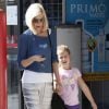 Tori Spelling fait du shopping avec sa fille Stella à Encino, le 20 septembre 2014 