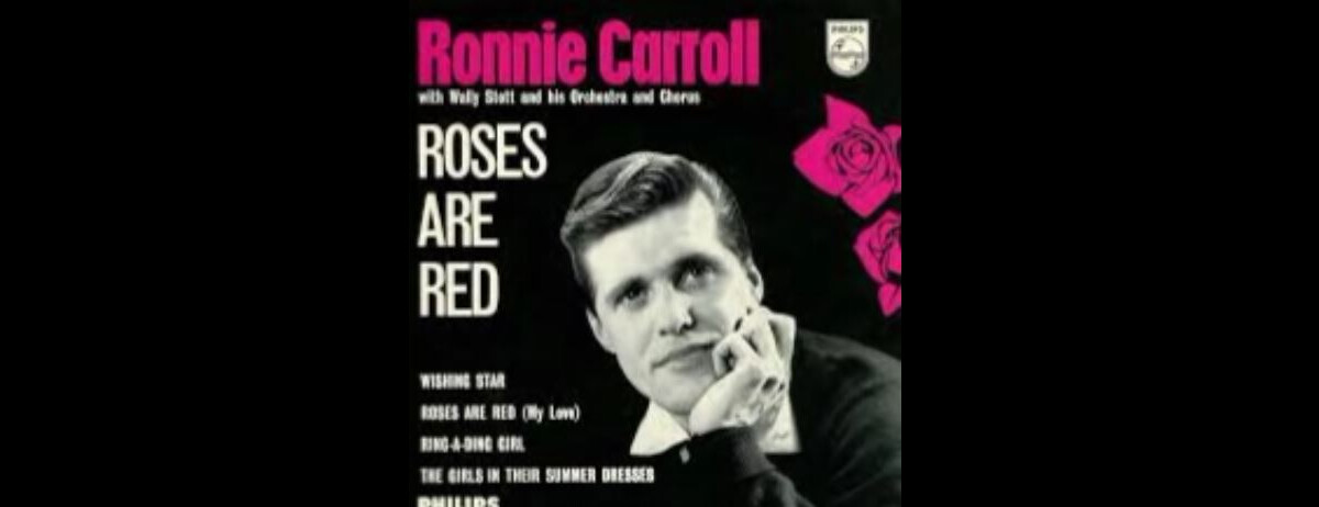 Vidéo : Extrait audio de Roses are red de Ronnie Carroll - Purepeople