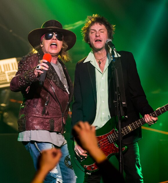 Guns N' Roses à Las Vegas, le 21 mai 2014. 