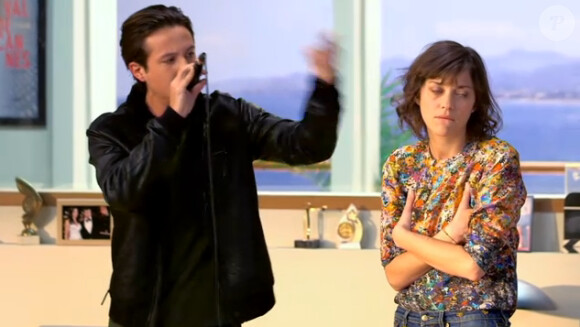 Marion Cotillard dans un épisode de Casting(s) avec Nekfeu. (capture d'écran)