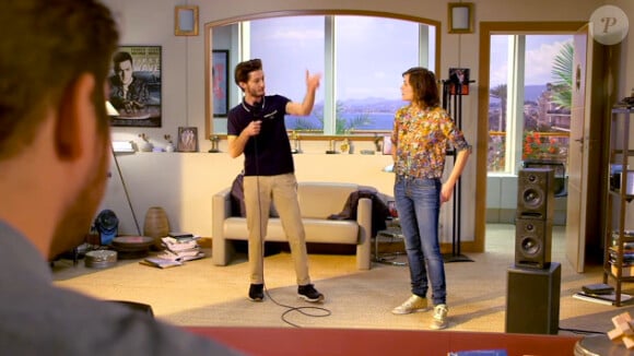 Marion Cotillard dans un épisode de Casting(s) avec Pierre Niney. (capture d'écran)