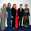 Sara Forestier, Emmanuelle Bercot, Catherine Deneuve, Rod Paradot et Diane Rouxel - Dîner d'ouverture du 68e Festival international du film de Cannes le 13 mai 2015 