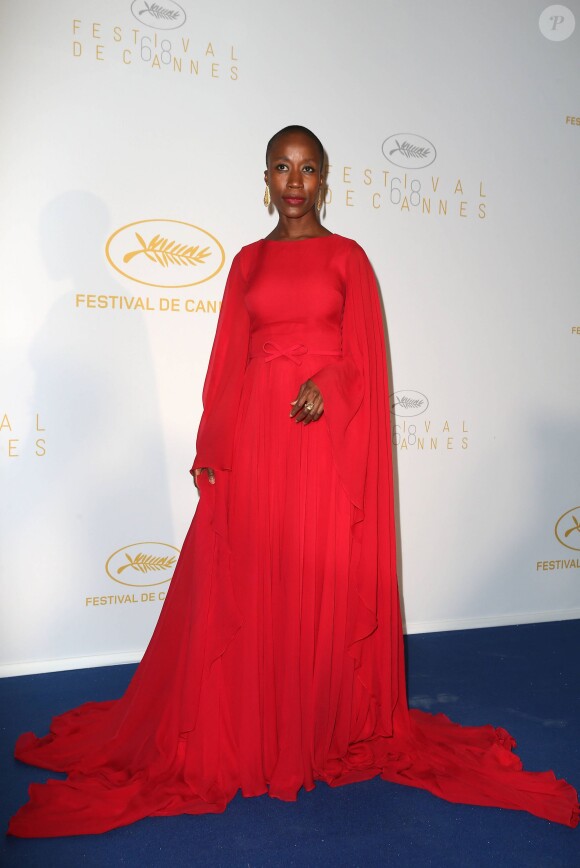 Rokia Traoré (robe Georges Hobeika) - Dîner d'ouverture du 68e Festival international du film de Cannes le 13 mai 2015 