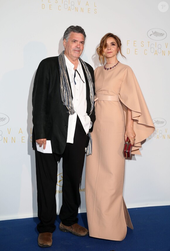 Amos Gitaï et Clotilde Courau, princesse de Savoie - Dîner d'ouverture du 68e Festival international du film de Cannes le 13 mai 2015 