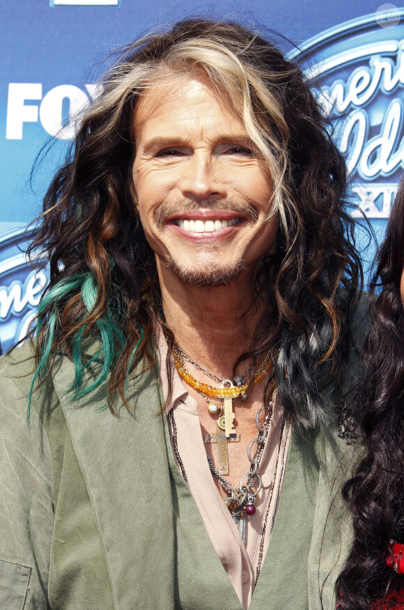 Steven Tyler (Aerosmith), à la soirée "American Idol" à Hollywood, le 13 mai 2015