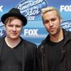 Patrick Stump, Pete Wentz, à la soirée "American Idol" à Hollywood, le 13 mai 2015