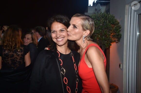 Exclusif - Isabelle Giordano et Mélita Toscan du Plantier assistent à la soirée UniFrance Films et L'Oréal Paris à l'hôtel Martinez. Cannes, le 14 mai 2015.