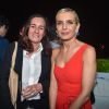 Exclusif - Mélita Toscan du Plantier (à droite) assiste à la soirée UniFrance Films et L'Oréal Paris à l'hôtel Martinez. Cannes, le 14 mai 2015.