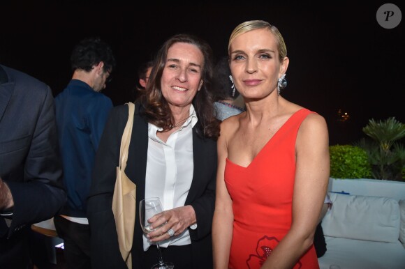 Exclusif - Mélita Toscan du Plantier (à droite) assiste à la soirée UniFrance Films et L'Oréal Paris à l'hôtel Martinez. Cannes, le 14 mai 2015.