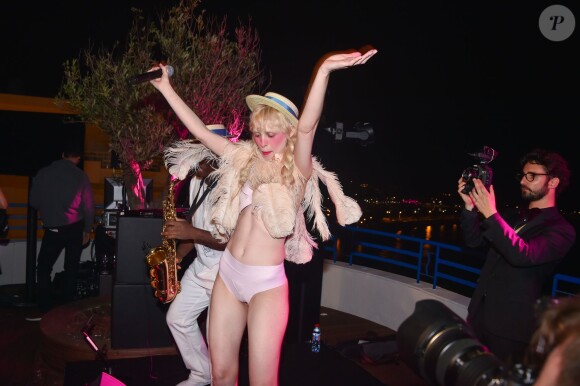 Exclusif - Petite Meller lors de la soirée UniFrance Films et L'Oréal Paris à l'hôtel Martinez. Cannes, le 14 mai 2015.