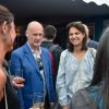 Exclusif - Jean Paul Salomé et Isabelle Giordano lors du cocktail UniFrance à Cannes. Le 14 mai 2015.