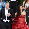 George Clooney et sa femme Amal Alamuddin Clooney - Soirée Costume Institute Gala 2015 (Met Ball) au Metropolitan Museum célébrant l'ouverture de Chine: à travers le miroir à New York, le 4 mai 2015.  