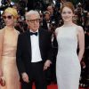 Parker Posey, Woody Allen, Emma Stone - Montée des marches du film "Irrational Man" (L'homme irrationnel) lors du 68e Festival International du Film de Cannes, à Cannes le 15 mai 2015.