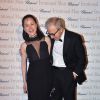 Woody Allen et sa femme Soon-Yi - Soirée du film "L'homme irrationnel" de Woody Allen sur la plage du Martinez, parrainée par Chopard, lors du 68e Festival international du film de Cannes. Le 15 mai 2015