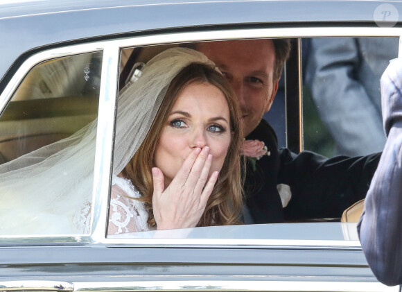 Geri Halliwell et Christian Horner - Mariage de Geri Halliwell et Christian Horner en l'église de Woburn le 15 mai 2015 