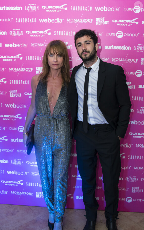 Exclusif - Axelle Laffont et son compagnon Cyril Paglino - Soirée Richard Orlinski à la suite Sandra and Co au 63 La Croisette lors du 68ème festival international du film de Cannes. Le 16 mai 2015 16/05/2015 - Cannes