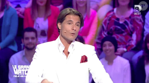 Giuseppe s'en prend au physique de son ex-petite amie Cindy Lopes dans l'émission Le Grand match de la télé-réalité sur D8. Le 16 mai 2015.