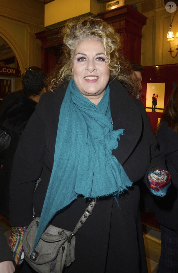 Marianne James - Générale de la pièce La porte à côté au Théâtre Édouard VII à Paris, le 10 fevrier 2014.