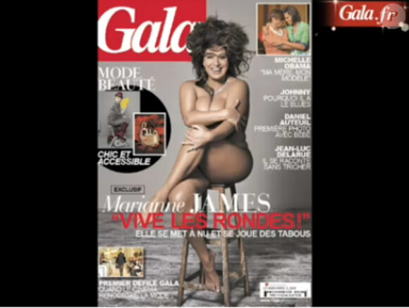 Marianne James, sublimée par l'objectif de Gilles-Marie Zimmermann en couverture de Gala
