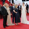 Gilles Lellouche, Mélanie Laurent, Pierre Niney, Marilou Berry, Charlotte Le Bon - Montée des marches du film "Inside Out" (Vice-Versa) lors du 68e Festival International du Film de Cannes, le 18 mai 2015.