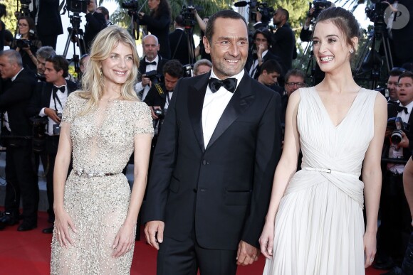 Mélanie Laurent, Gilles Lellouche, Charlotte Le Bon - Montée des marches du film "Inside Out" (Vice-Versa) lors du 68e Festival International du Film de Cannes, le 18 mai 2015.