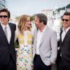 Benicio del Toro, Emily Blunt, Denis Villeneuve, Josh Brolin - Photocall du film "Sicario" lors du 68e festival international du film de Cannes le 19 mai 2015.