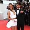Lucie Lucas et Gabe Klinger - Montée des marches du film "Sicario" lors du 68e Festival International du Film de Cannes le 19 mai 2015.