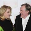 Gérard Depardieu et Catherine Deneuve lors de l'avant-première de Potiche le 2 novembre 2010