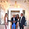 Fawaz Gruosi, Izabel Goulart, Chanel Iman, Gilles Mansard (président de De Grisogono France) - Inauguration de la boutique De Grisogono lors du 68e Festival International du Film de Cannes, le 20 mai 2015.