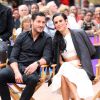 Rumer Willis, fille de Demi Moore et Bruce Willis sur le plateau de Good Morning America à New York le 20 Mai 2015 avec son partenaire Val Chmerkovskiy.