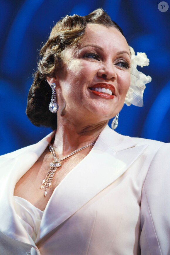 Vanessa Williams après sa performance à Broadway dans la comédie musicale 'After Midnight', le 1er avril 2015