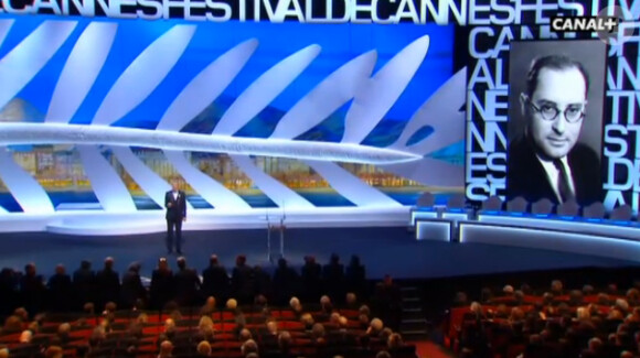 Lambert Wilson rend hommage à Jean Zay, le créateur du Festival de Cannes.