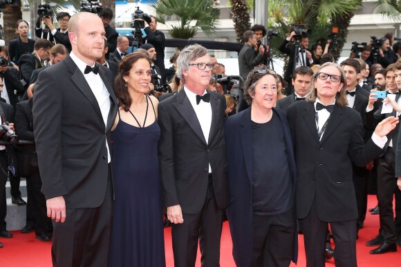 Elizabeth Karlsen, Todd Haynes, Christine Vachon, Stephen Wooley - Montée des marches du film "La Glace et le Ciel" pour la cérémonie de clôture du 68e Festival du film de Cannes le 24 mai 2015