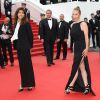 Maïwenn Le Besco et Emmanuelle Bercot - Montée des marches du film "La Glace et le Ciel" pour la cérémonie de clôture du 68e Festival du film de Cannes, le 24 mai 2015.