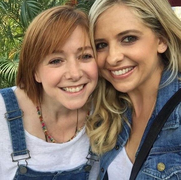 Alyson Hannigan et Sarah Michelle Gellar le 23 mai 2015 à Santa Monica