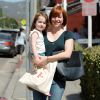 Alyson Hannigan et sa fille Keeva se rendent au "Country Mart" à Brentwood, le 30 avril 2015