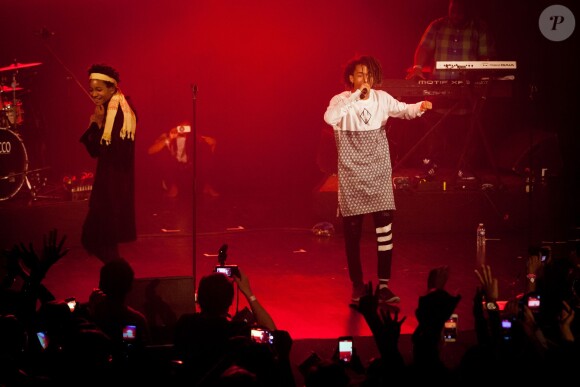 Willow & Jaden Smith  - Premier festival de musique Afropunk à Paris Music Festival, au Trianon, le 24 mai 2015