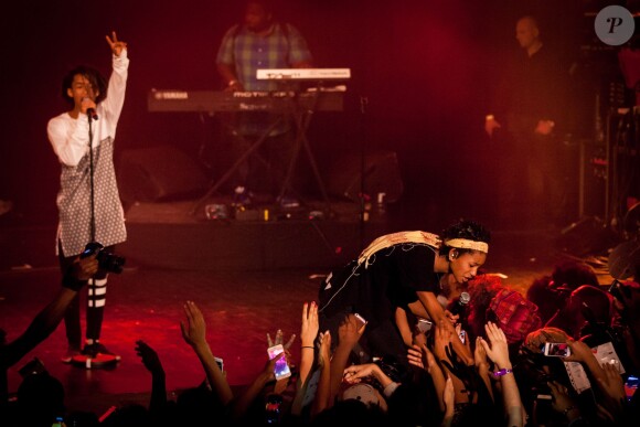 Willow & Jaden Smith - Premier festival de musique Afropunk à Paris Music Festival, au Trianon, le 24 mai 2015