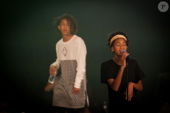 Willow & Jaden Smith - Premier festival de musique Afropunk à Paris Music Festival, au Trianon, le 24 mai 2015