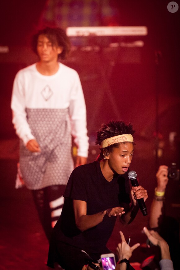 Willow & Jaden Smith - Premier festival de musique Afropunk à Paris Music Festival, au Trianon, le 24 mai 2015