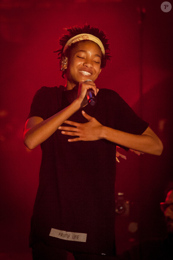 Willow & Jaden Smith - Premier festival de musique Afropunk à Paris Music Festival, au Trianon, le 24 mai 2015