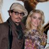 Johnny Depp et Amber Heard à Los Angeles, le 8 novembre 2011.