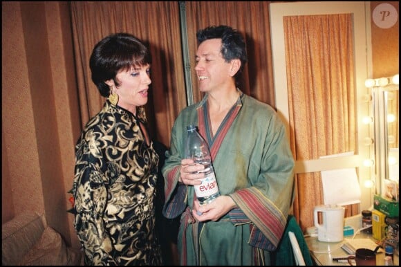 Anny Duperey et Bernard Giraudeau à Paris, le 25 février 1997.