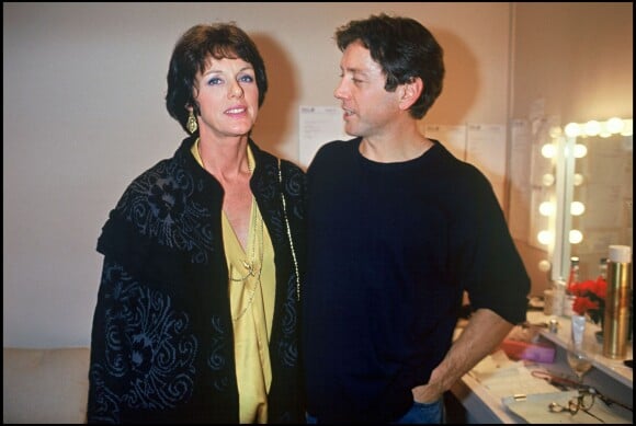 Anny Duperey et Bernard Giraudeau à Paris, le 6 novembre 1992.
