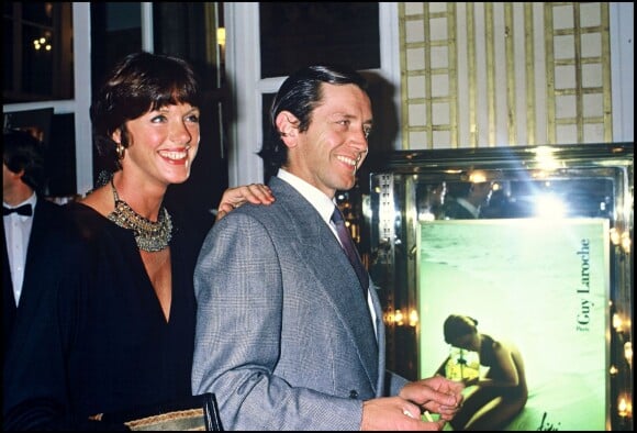 Anny Duperey et Bernard Giraudeau à Paris, le 16 septembre 1985. 