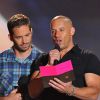 Paul Walker, Vin Diesel aux MTV Movie Awards 2013.
